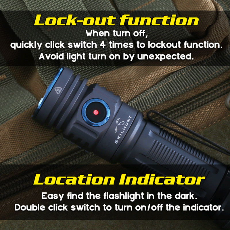 M300 - 2700 Lumens - 21700 Battery - Magnetic USB Rechargeable - CREE XHP50.3 HI Cool White 6500K