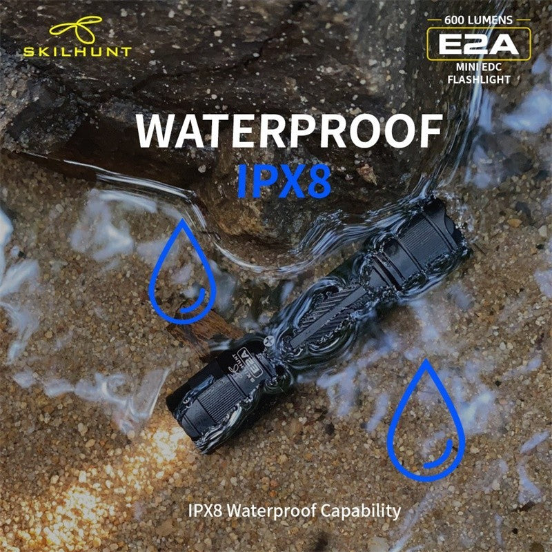 E2A – 600 Lumens - AA/14500 Compatible - TIR Optic Lens