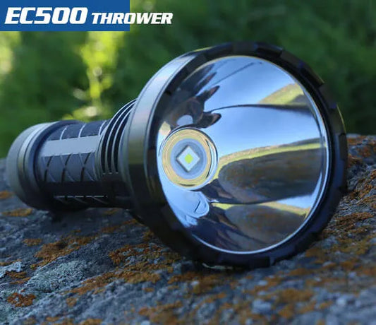 EC500 - 2100 Lumens 21700 - USB-C Rechargeable - Long-Range Flashlight - Luminus SFT-40 Cool White 6500K