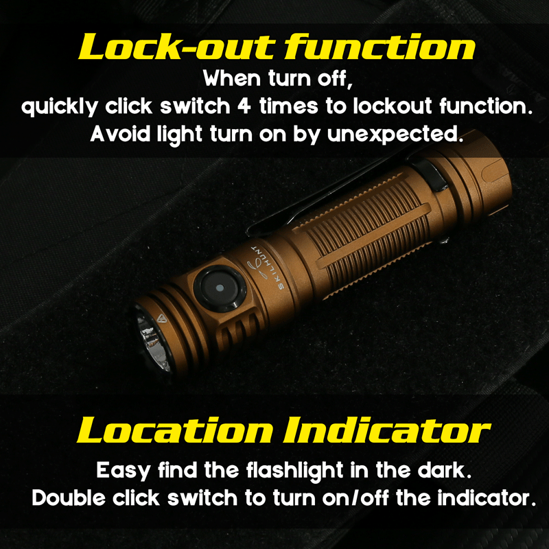M200 V3 - 1200 Lumens - USB Magnetic Rechargeable - 18650 / CR123A Compatible