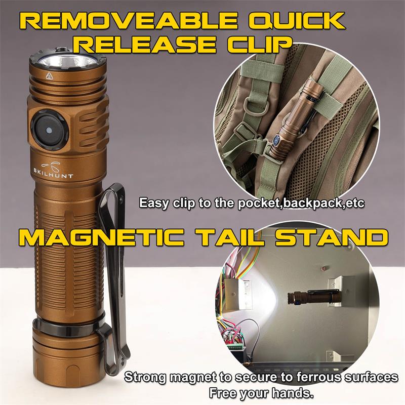 M200 V3 - 1200 Lumens - USB Magnetic Rechargeable - 18650 / CR123A Compatible