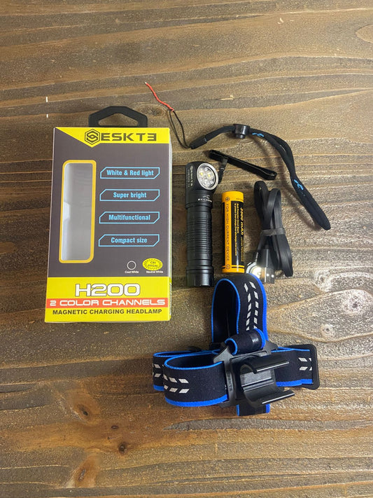 H200 - Dual-Channel White/Red Headlamp