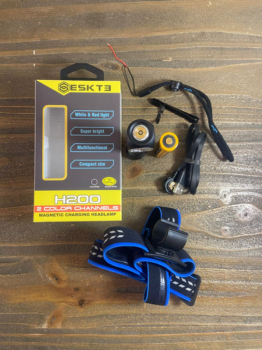 H200 - Dual-Channel White/Red Headlamp